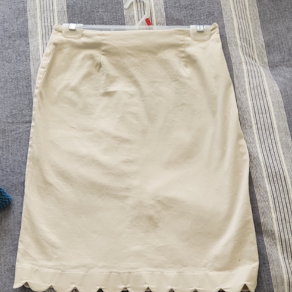 Spenser Jeremy Cream A-Line Skirt